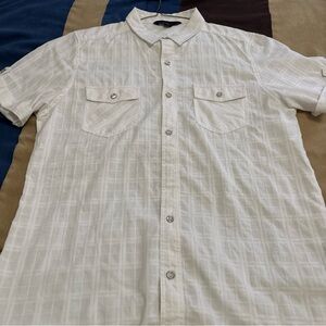 Men's White Casual Shirt